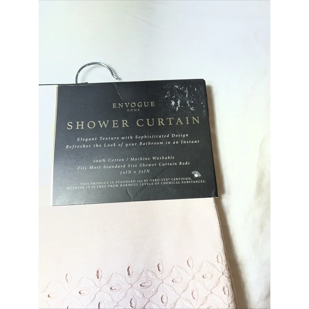 NEW Envogue Home Shower Curtain 72